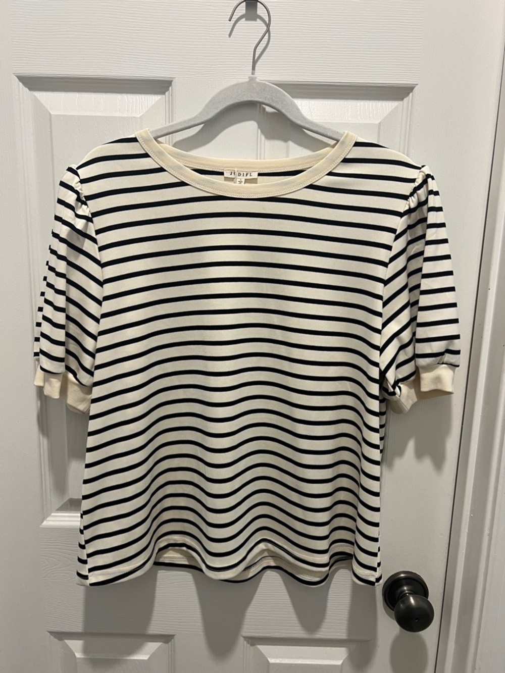 Cute NWT Jodifl striped shirt! Size L